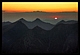 MÓJ POCHYŁY ŚWIAT XVI.Wschód Słońca nad Tatrami Bielskimi widziany z okolic Przełęczy Waga,(pod Rysami). 