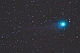 Kometa C/2014 Q2 Lovejoy po przejściu przez peryhelium 30 stycznia, (w odległości 193 miliony kilometrów) pozostaje nadal bardzo atrakcyjnym obiektem. Nie można tego powiedzieć o pogodzie, która od samego początku jej     widoczności na naszym niebie nie pozwala zrobić pełnowartościowych fotografii komety. Ostatnia sesja podjęta przy lekkim wietrze została przerwana już po 15 minutach, ponieważ niebo zaciągnęło się gęstym cirrusem. Zdołałem wykonać trzy ekspozycje, z czego dwie wykorzystałem do złożenia fotografii. 
Parametry: 2015.02.07. 18:35-18:40CSE. Reflektor Newtona 205/907 + MPCC + N.D300, w ognisku głównym. Exp. 2x110sek. ISO1600.     