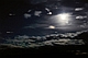 Spektakl w malowniczej scenerii chmur przedstawiający Saturna, Marsa i Antaresa w towarzystwie  Księżyca 3 doby po pierwszej kwadrze. Ten sam rejon nieba, ale jakże inny klimat w porównaniu ze zdjęciami z nocy z 6 na 7 czerwca, (kolejne fotografie). Parametry: 2016.07.14. 23:27CWE. Nikkor 16-85,(45mm.,f4.8) + N.D300. ISO800,exp.3sek.