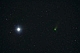 Nocą z 2 na 3 września 2018roku mogliśmy podziwiać dwie bardzo ładne koniunkcje. Księżyc w ostatniej kwadrze, przechodząc na tle Hiad niemal otarł się o jasnego Aldebarana a kometa 21P/Giacobini - Zinner przeszła obok jednej z najjaśniejszych gwiazd nieba - Capelli z gwiazdozbioru Woźnicy. Na fotografii kometa 21P wraz z Capellą. Parametry: 2018.09.03.03:12-03:21CWE.Newton 205/907+MPCC+N.D810.Exp.6x60sek.ISO1600.