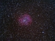 ROZETA. Jednym z ciekawszych eksponatów zimowego nieba jest kompleks mgławicy NGC-2237-9 Rozeta.  Obiekt ten, znajdujący się w gwiazdozbiorze Jednorożca zawiera wystarczająco dużo gazu, by utworzyć około 10 000 gwiazd. Wnętrze mgławicy wypełnia gromada złożona z olbrzymów typu O i B, których potężny wiatr gwiezdny wydmuchał dziurę w samym środku tego kosmicznego obłoku. Rozeta zajmuje na niebie obszar czterokrotnie większy od księżycowej tarczy,(szkoda że nasze oczy nie mają takiej czułości, by ją bezpośrednio obserwować). Odległa jest od nas o 5000 lat świetlnych i rozciąga się w przestrzeni na 130 lat świetła. Parametry:2011.03.27.20:27-21:33CWE. Sigma 4-5.6/70-300 DG APO,(220mm, f5) + N.D300. Exp. 10x250sek. ISO1600.