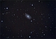 M-109. Zimowe niebo sprzyja podróżowaniu teleskopem po przestrzeniach naszej Drogi Mlecznej, wiosna jednak oferuje coś więcej miłośnikom ekstremalnie dalekich podróży. Otwiera przed nami okno na odległe zakątki Kosmosu, wspaniałą kolekcję innych galaktyk. M -109 w gwiazdozbiorze Wielkiej Niedźwiedzicy jest pięknym przykładem galaktyki spiralnej z poprzeczką. Składa się z około 150 miliardów gwiazd. Dzieli nas odległość 50 milionów lat świetlnych, co sekundę powiększając się o kolejne 1100 km. Wyobraźmy sobie, że wokół jednej z gwiazd tej galaktyki krąży mała błękitna planeta, na której istnieje inteligentne życie - powiedzmy myślący ocean, albo mniej egzotyczna jego forma - istoty przypominające człoweka. Jeśli dysponują czymś w rodzaju teleskopów i kierują je w stronę naszej Galaktyki - Drogi Mlecznej, to mogą uzyskiwać podobne obrazy jak ten. Ostatnie badania wskazują, że Droga Mleczna jest także galaktyką spiralną z poprzeczką, (są to te dwa równe ramiona, odchodzące od jądra galaktyki). Gwiazdy tła widoczne na fotografii, znajdują się o wiele bliżej i należą do Drogi Mlecznej, a trzy słabe mgliste plamki, to małe galaktyki - satelity, które obiegają M-109. Parametry:2011.04.03.22:45-23:50SWE. Reflektor Newtona 250/1520 + N.D300, w ognisku głównym teleskopu. Exp.10x240sek.ISO1600.