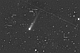 Kometa C/2012 S1 ISON. Monochromat z zaznaczonymi galaktykami tła. 2013.11.04.03:19-03:40CSE.Reflektor Newtona 205/907 z korektorem komy MPCC+N.D300. Exp.4x240sek.ISO1600 