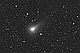 Kometa C/2013 R1 Lovejoy. Monochromat z zaznaczonymi galaktykami tła. 2013.11.04.02:33-02:53CSE.Reflektor Newtona 205/907 z korektorem komy MPCC+N.D300. Exp.4x240sek.ISO1600 