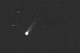   Kometa C/2012 S1 ISON.2013.11.15.05:03-05:07CSE. Reflektor Newtona 205/907 z korektorem MPCC + Nikon D300,(w ognisku głównym teleskopu).Exp.1x230sek.ISO1600.Wersja monochromatyczna z zaznaczonymi galaktykami tła. Zdjęcie z jednej ekspozycji, wykonane w trudnych warunkach. W chwili, gdy kometa znalazła się już na odpowiedniej wysokości nad horyzontem napłynęły mgły i jednocześnie zaświeciły latarnie uliczne, gwałtownie załamując warunki fotograficzne. Wielka szkoda, bo ISON rozwinął wspaniały system warkoczy, który w dobrych warunkach przedstawiałyby spektakularny widok. 