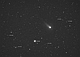 Kometa C/2012 K1 Panstarrs. Monochromat z opisami obiektów tła. Parametry: 2014.05.19.23:21-23:44CWE. Reflektor Newtona 205/907+MPCC+Nikon D300 w ognisku głównym teleskopu. Exp.4x220sek. ISO1600. 
